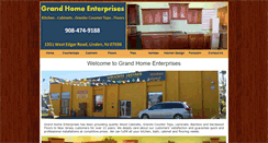 Desktop Screenshot of grandhomecabinetfloor.com