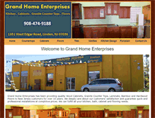 Tablet Screenshot of grandhomecabinetfloor.com